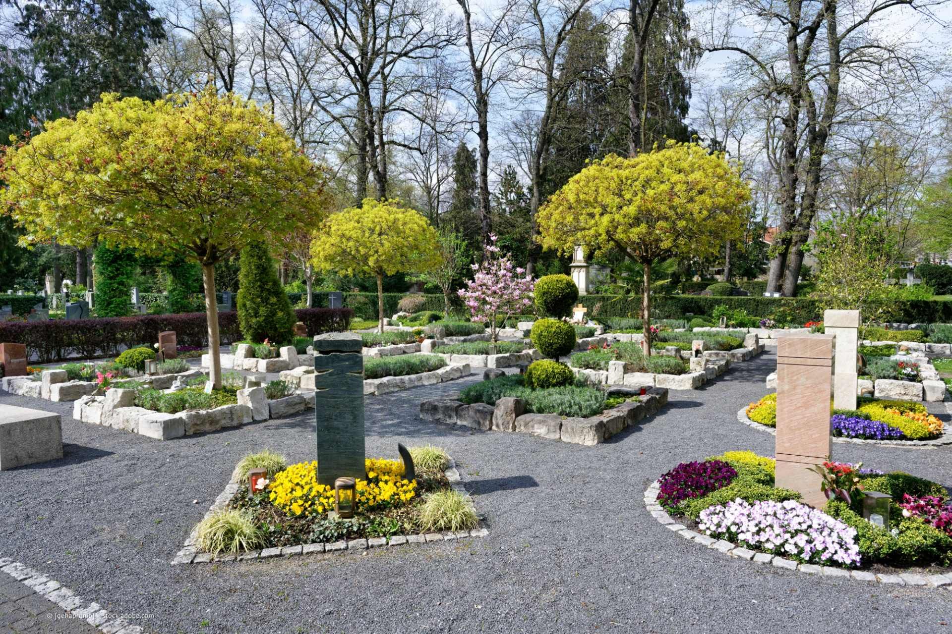 Gräber, die von Friedhofsgärtnerei Präger gepflegt werden