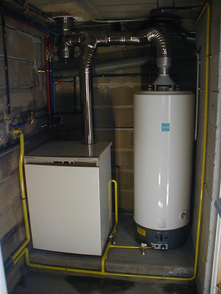 Chaudière gaz avec accumulateur gaz