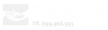 Logotipo con una mano y n&uacute;mero de tel&eacute;fono 699.468.933.