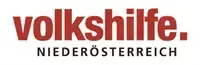 "Volkshilfe Niederösterreich" logo in red and black.