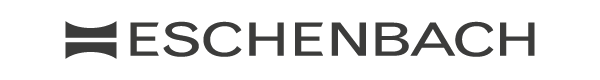 Das Logo lautet ESCHENBACH mit einem Symbol über dem Buchstaben „E“.