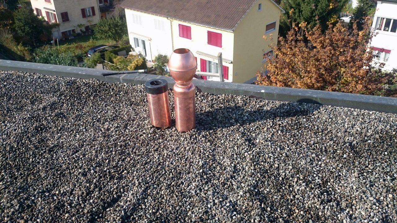 Einfassung Rohr | Spenglerei, Flachdächer & Unterhalt | Egloff & König GmbH | Frauenfeld