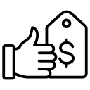 Kustannustehokkuuskuvake