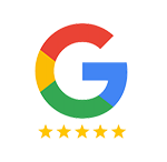 Logo Google avec étoiles dessous