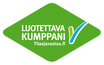 Luotettava kumppani -logo