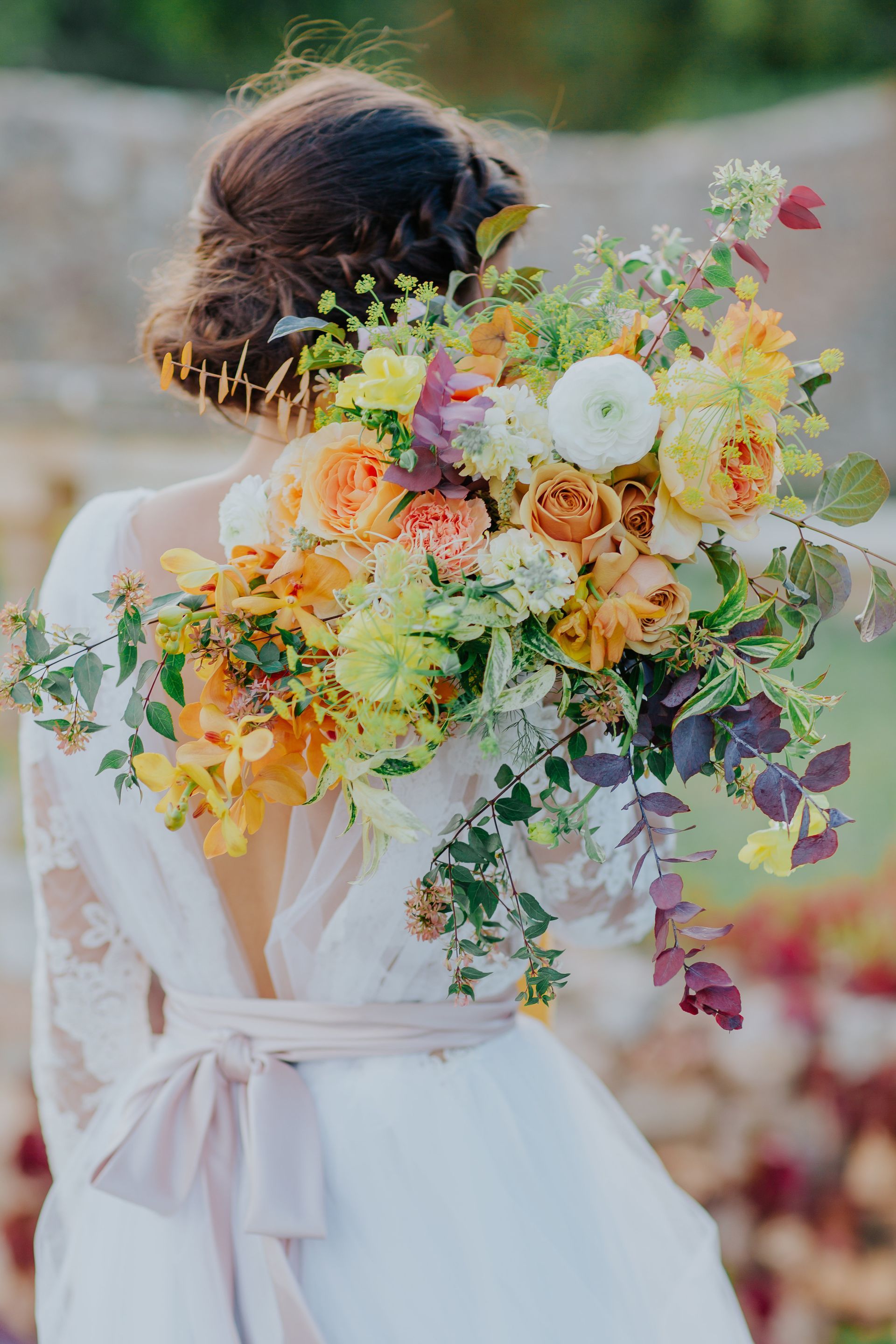 Composition de fleurs pour un événement