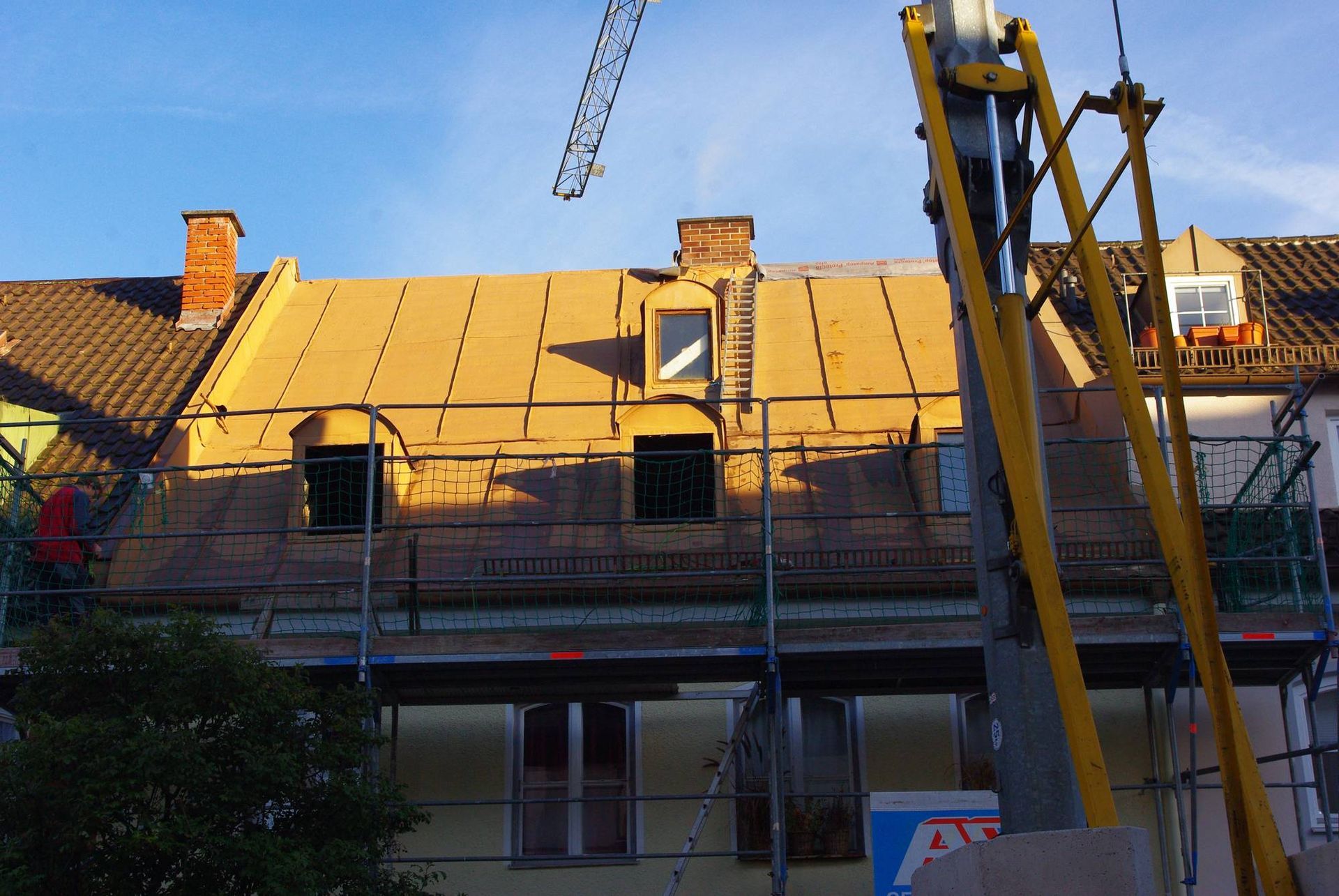 Energetische Altbausanierung, Erneuerung des Daches