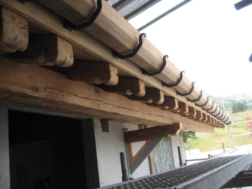 Dachrinne Villa St. Moritz