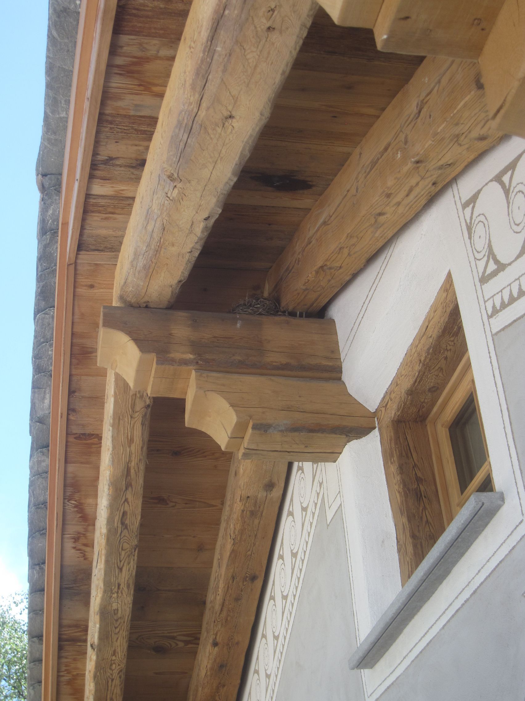 Dachuntersicht EFH St. Moritz