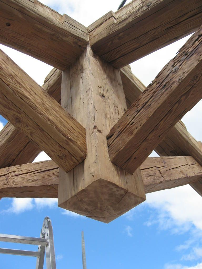 Holzkonstruktion Villa St. Moritz