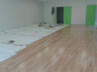 Pose de parquet à Valence