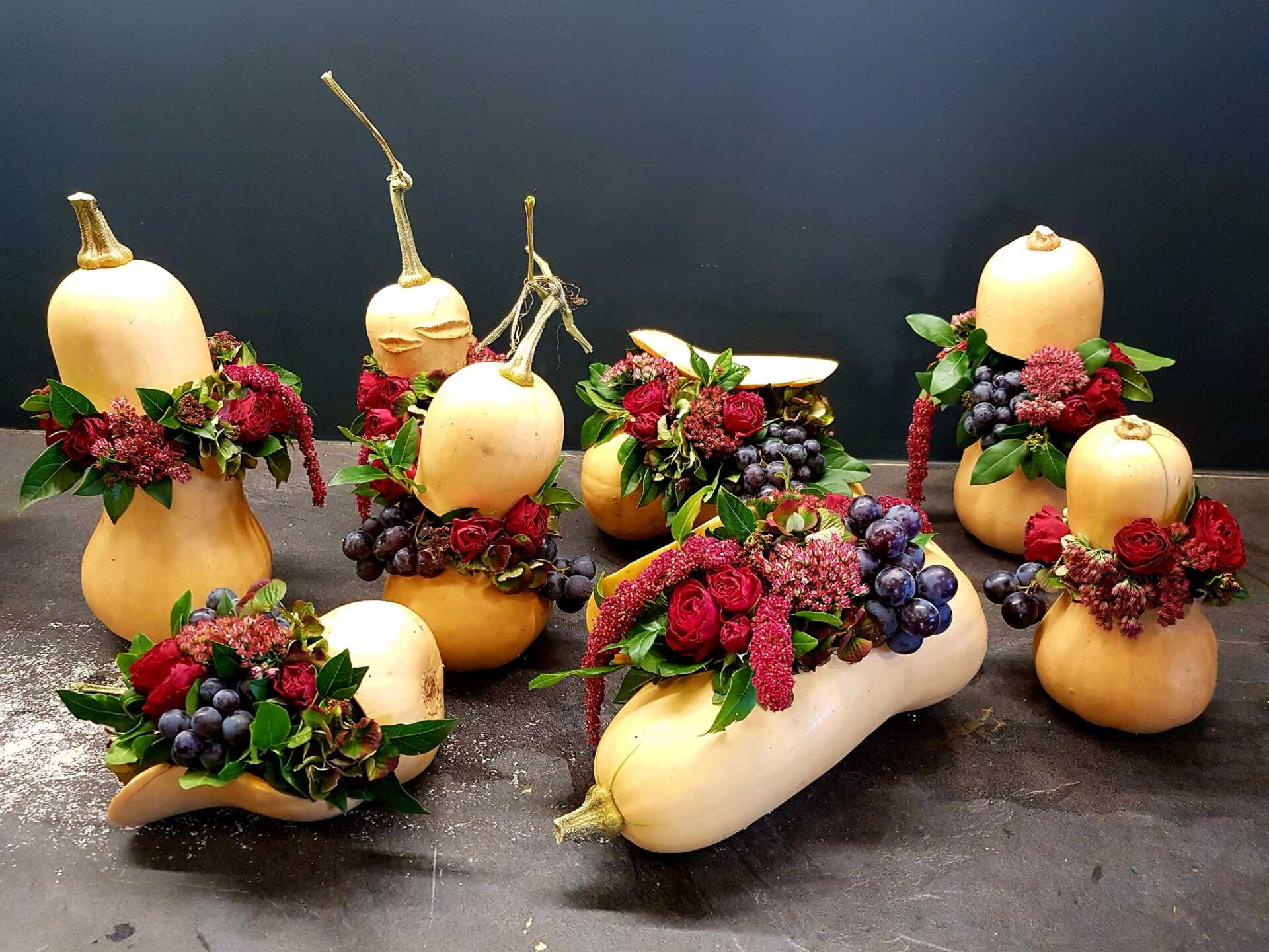 Décorations florales de fruits