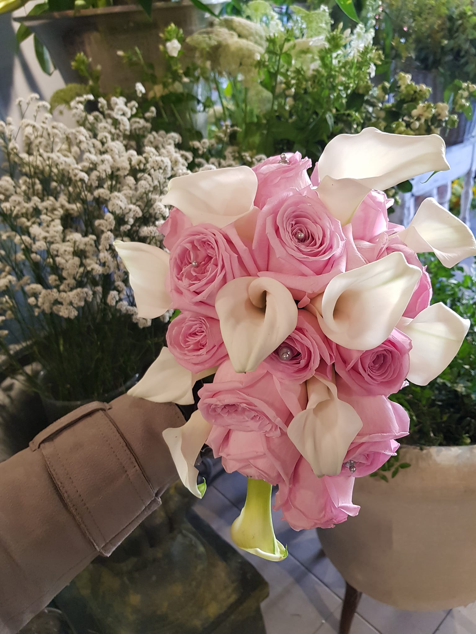 Bouquet de roses de mariage