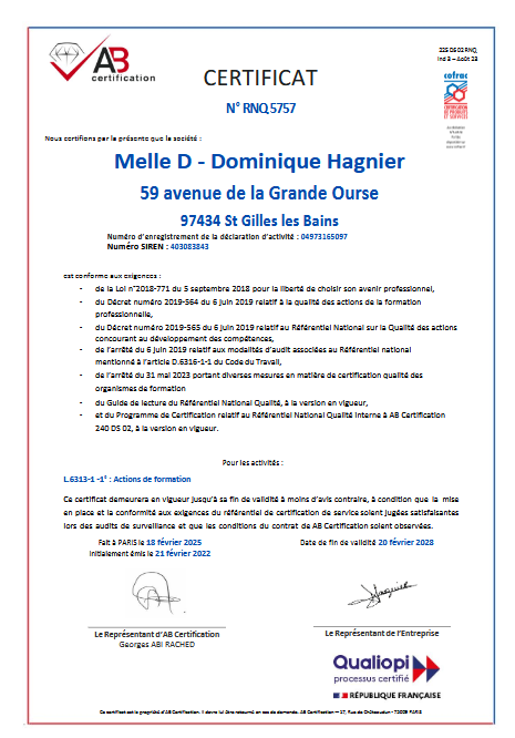 certification qualiopi certification Qualiopi