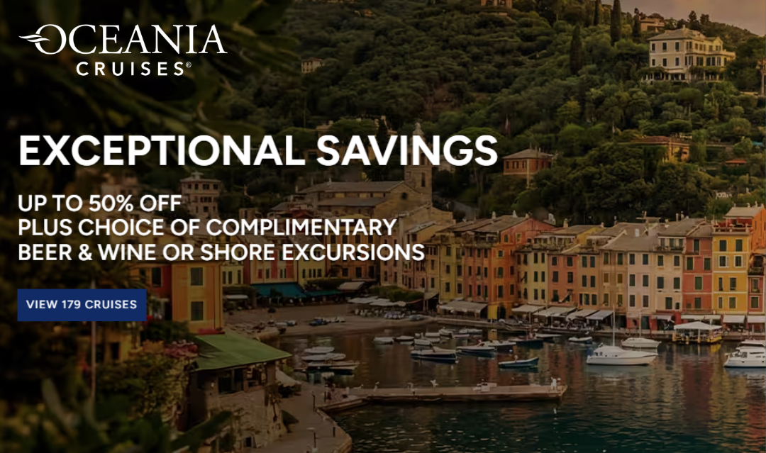 Oceania Cruises | Ocean Traveller |Travel Deals UK
