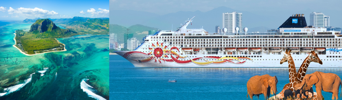 Norwegian Sun Cruise, vac ation and stay at Mauritius