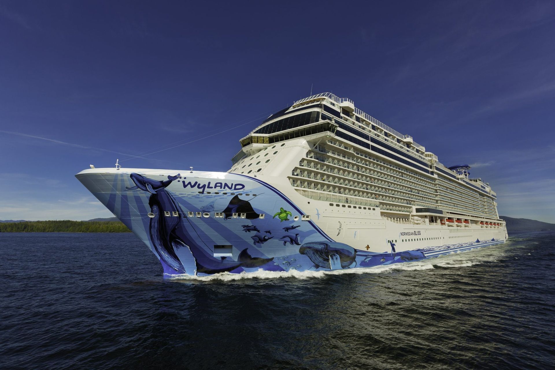Norwegian Bliss, South America along with Mexican Riveria