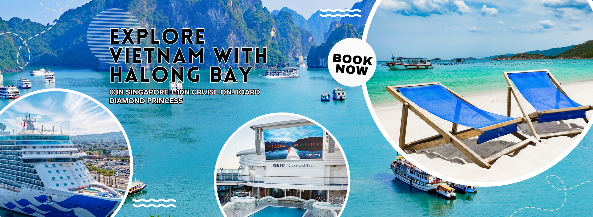 Luxury Cruise, All-inclusive cruise deal, Princess cruise line booKing | Luxury Cruises | Vietnam Tours with Halong Bay and Singapore |  
