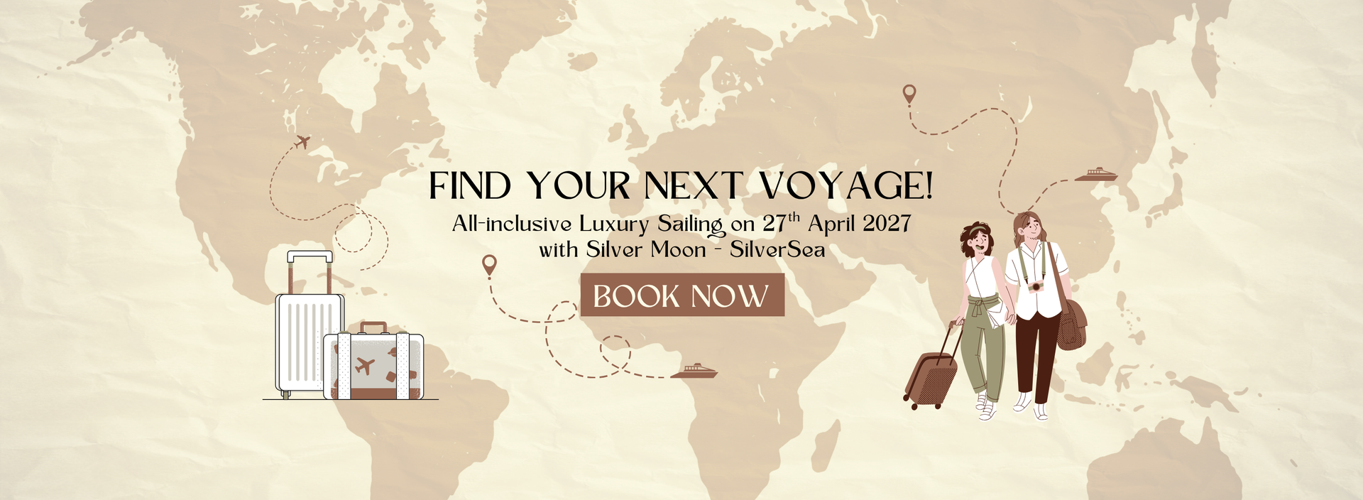 Luxury Cruise, All-inclusive cruise deal, Silversea, Silver Moon, Cruise to South America