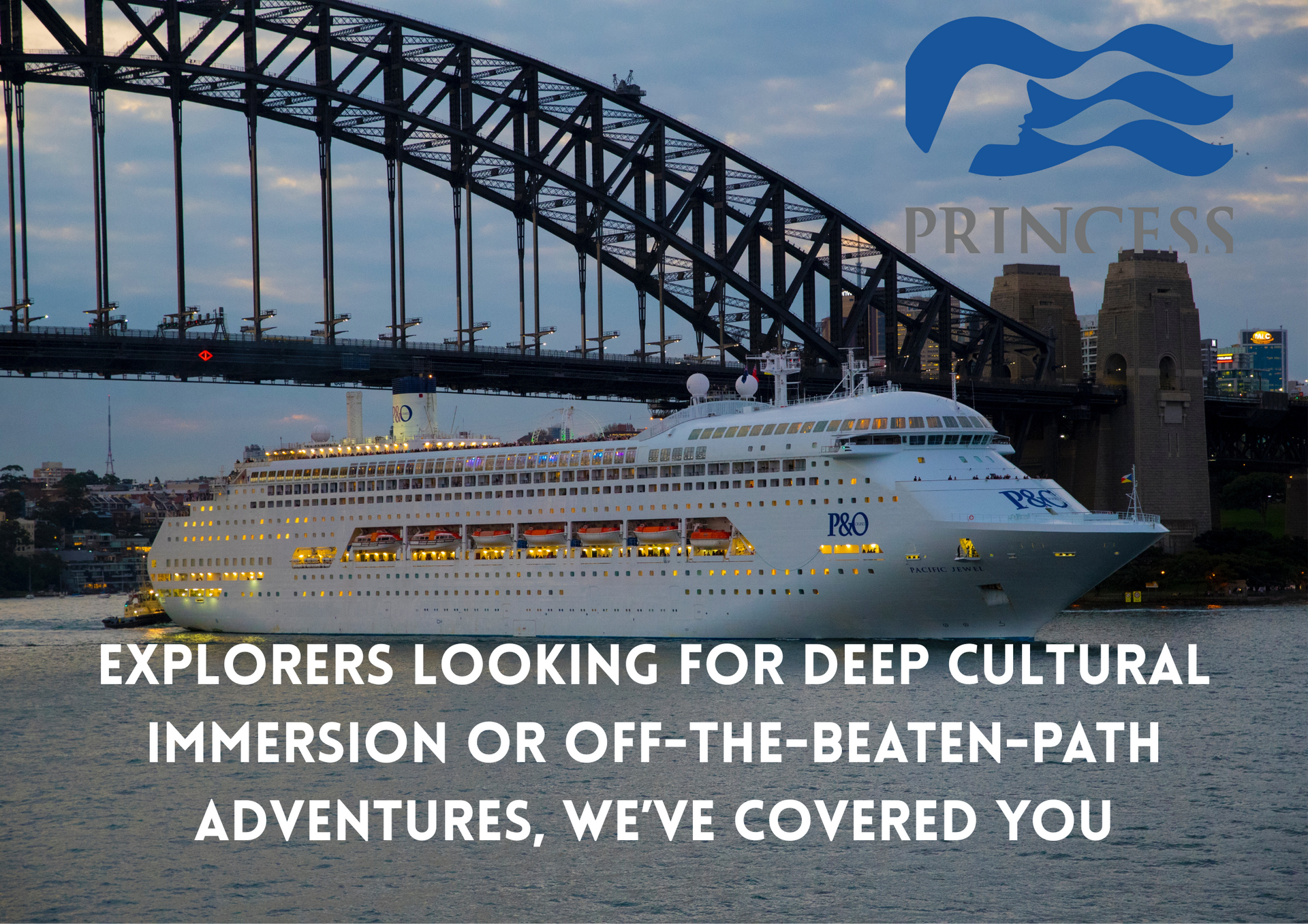 customised tour package, Princess cruises, weekends, holiday