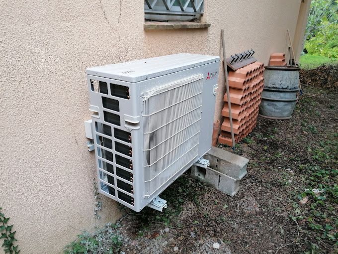 Une pompe à chaleur installée