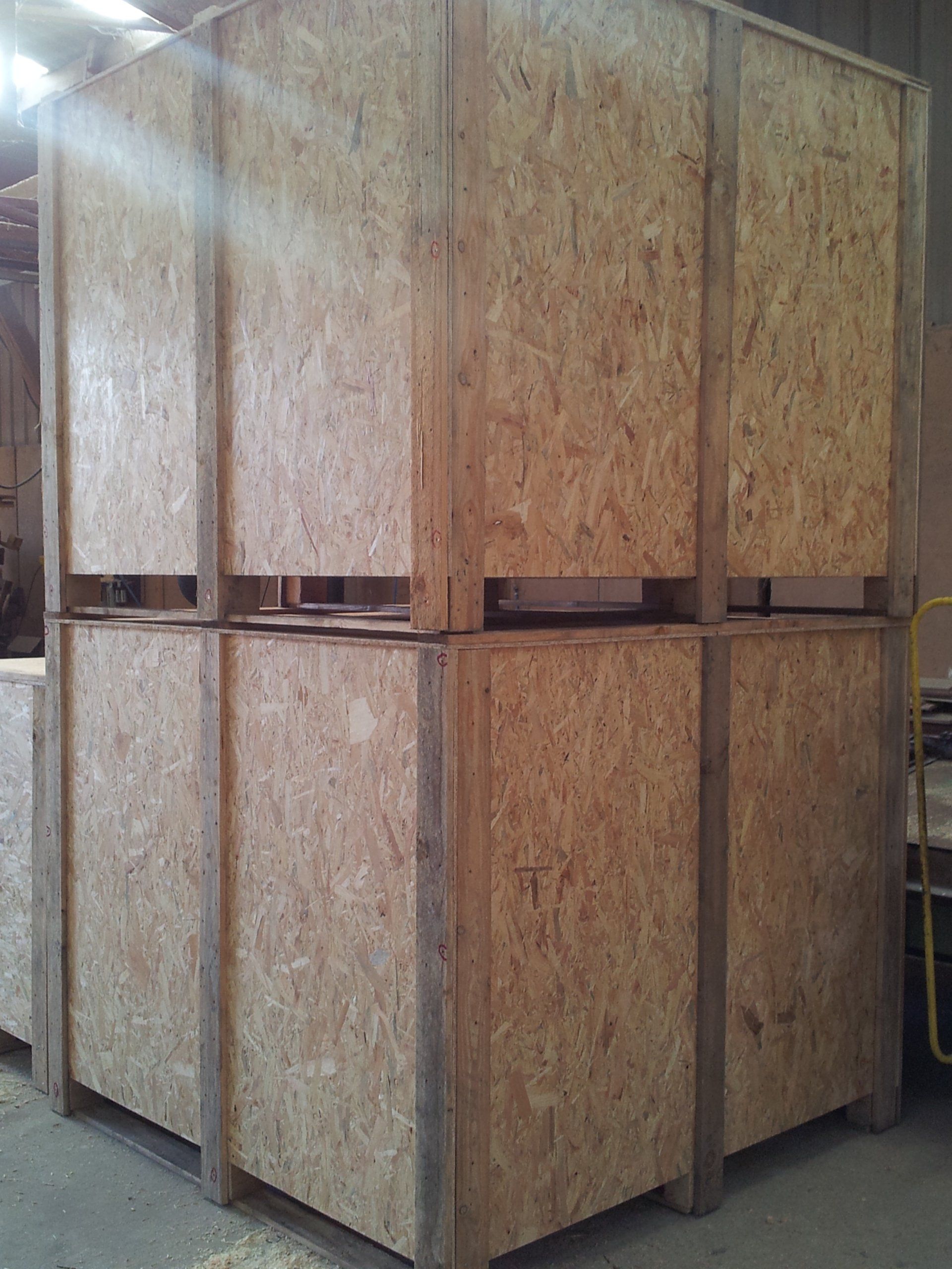 Des caisses en bois de qualité