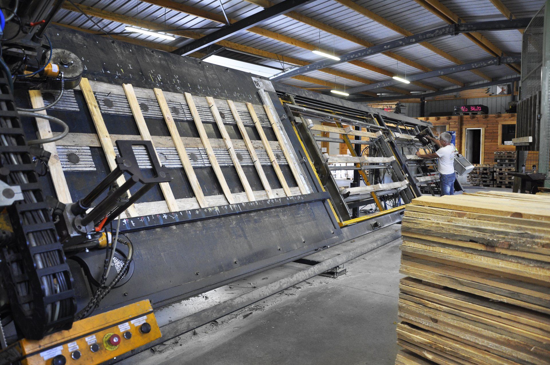 Création de palettes en bois