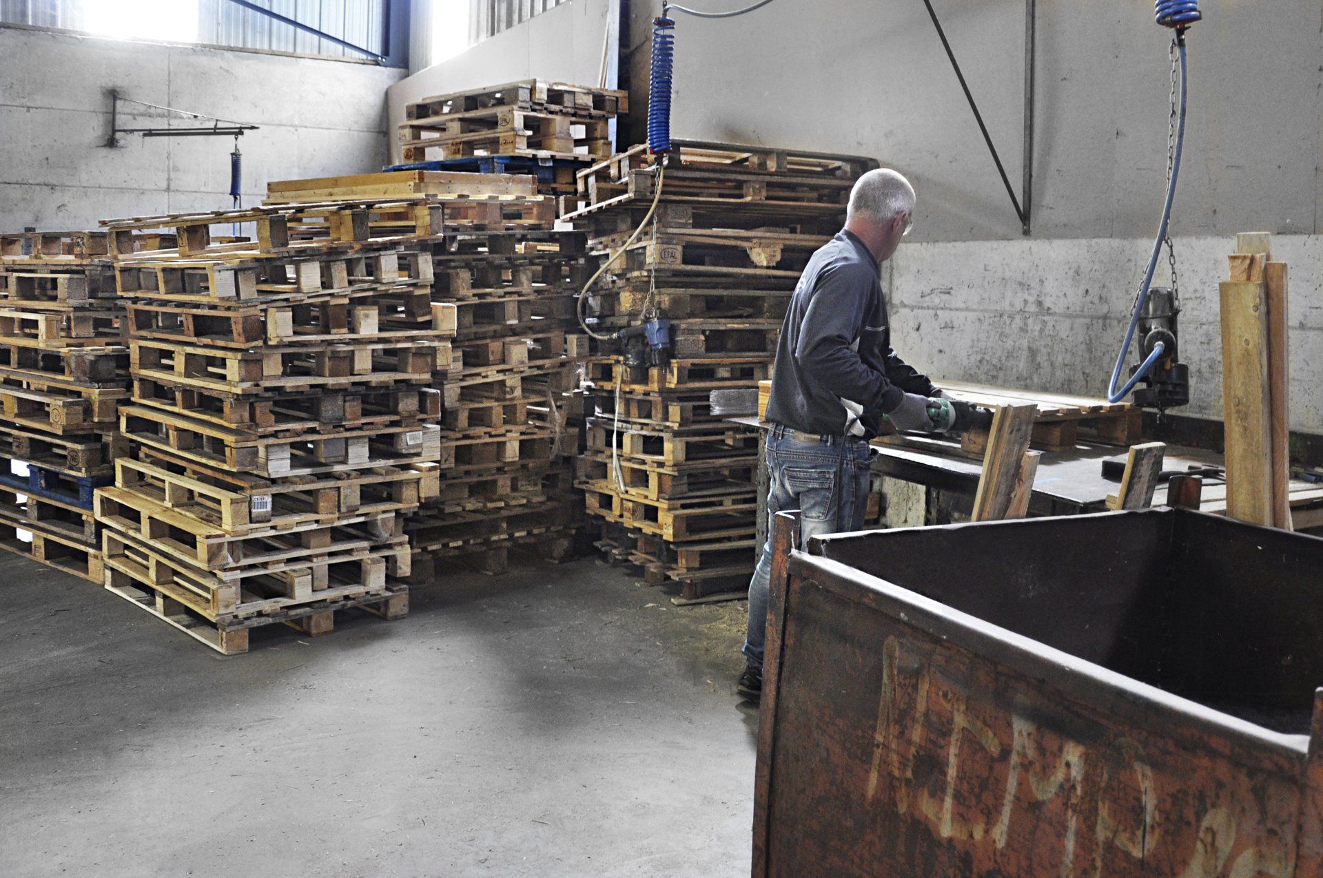 Vente de palettes en bois