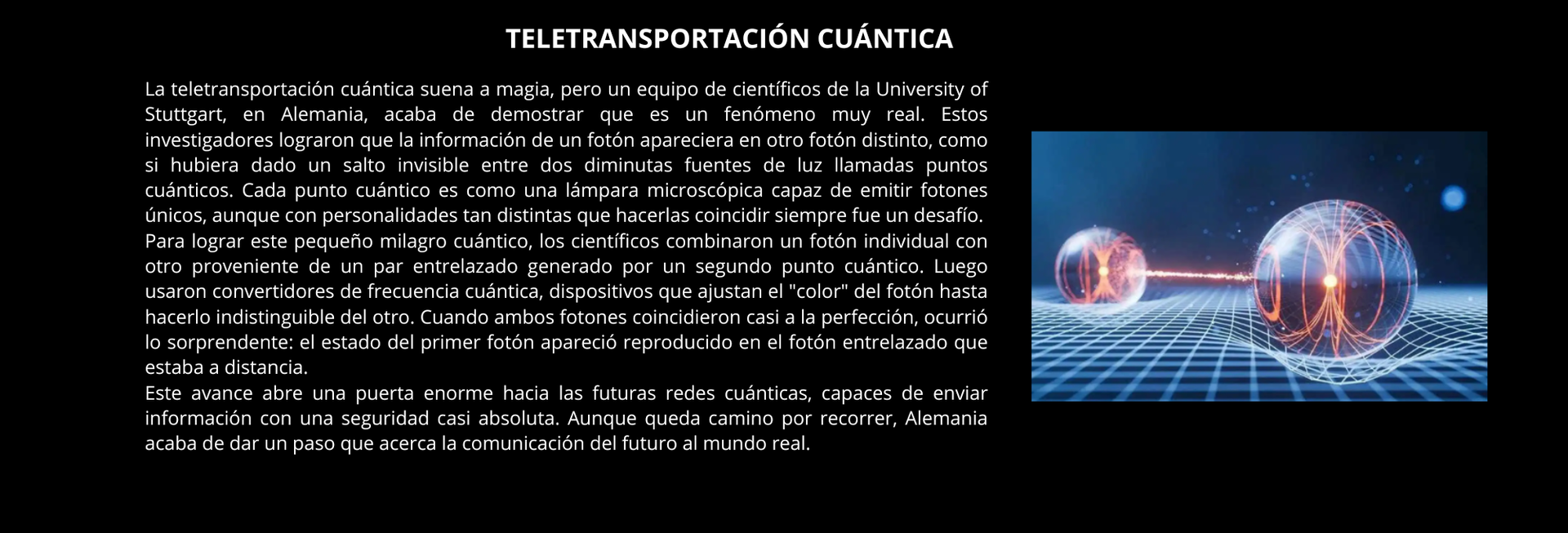 Texto sobre fondo negro:¿Cómo funciona el precio de la luz? e información en español. Un icono de bombilla se encuentra en la esquina superior derecha.