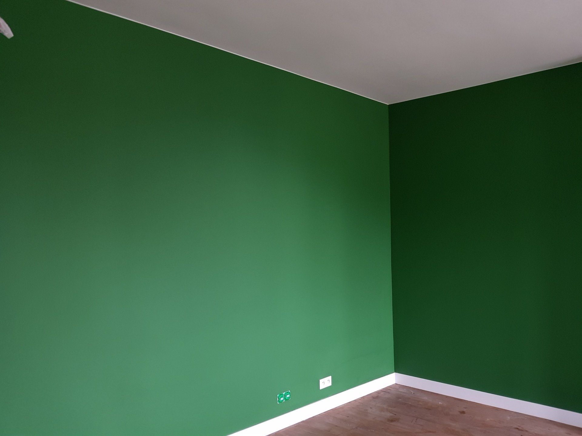 Peinture chambre en vert