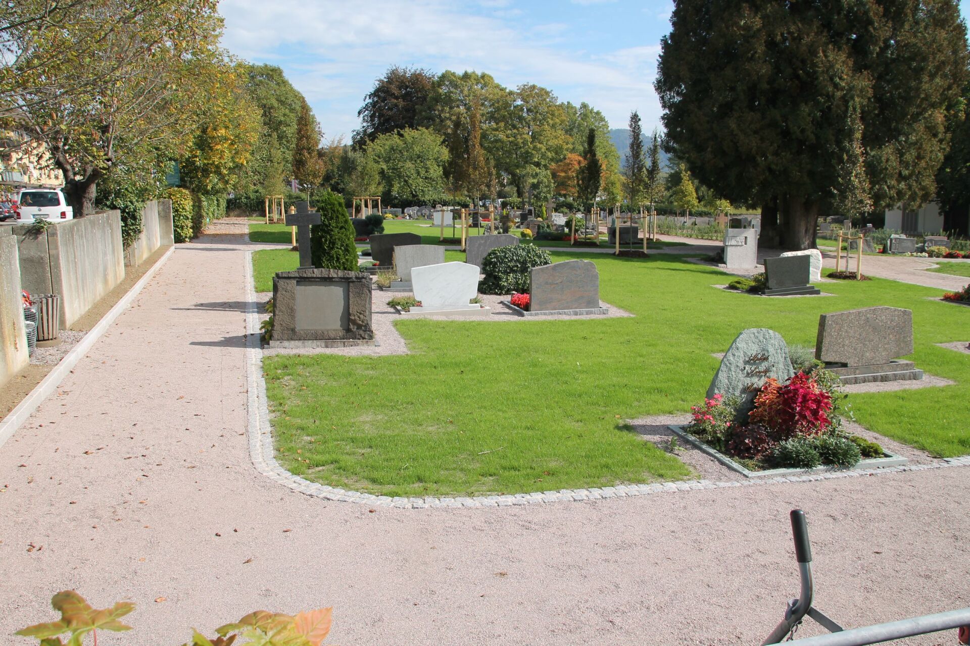 Friedhof Begrünung