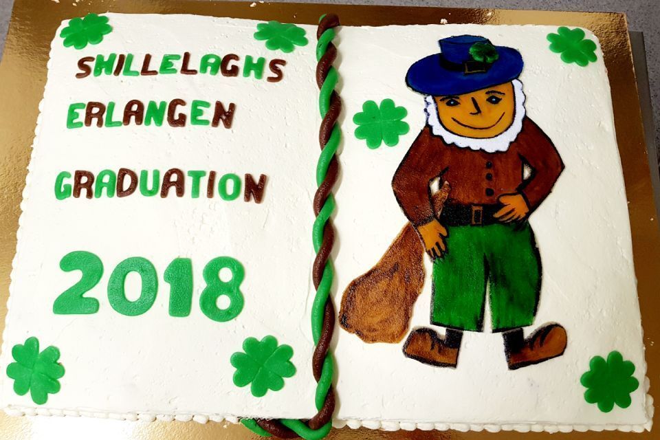 Dekorierte Torte zur Graduation