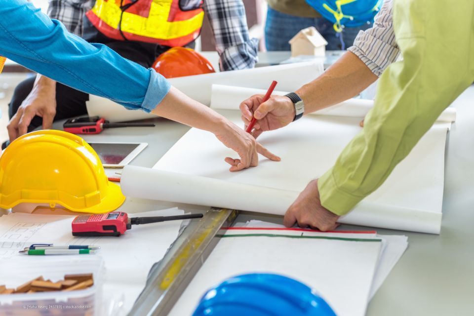 Bild von Planungsunterlagen