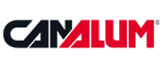El logotipo de Canalum es negro y rojo sobre un fondo blanco.