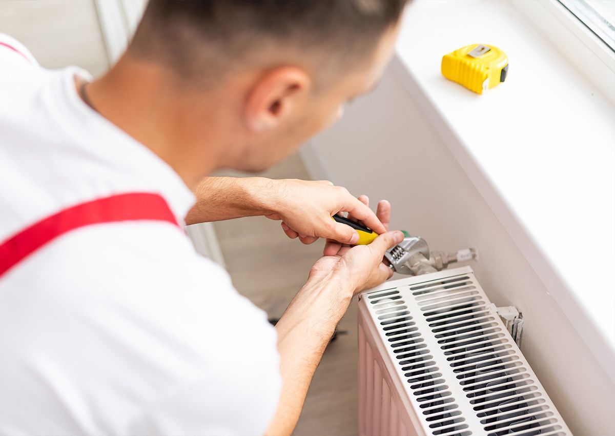 Installation d'un radiateur