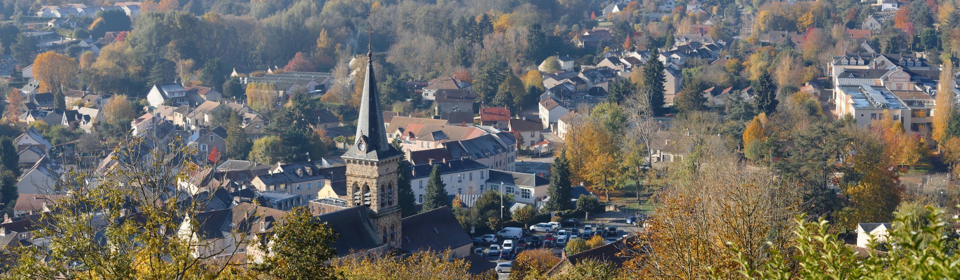 Vue du ciel du département des Yvelines