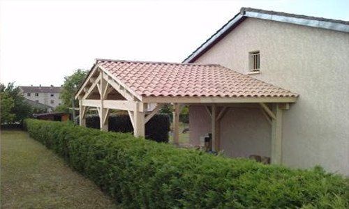 Fabrication de auvent en bois