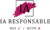 Un logotipo para IA responsable ROI Hype X