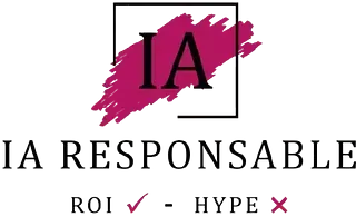 Un logotipo para IA responsable ROI Hype X