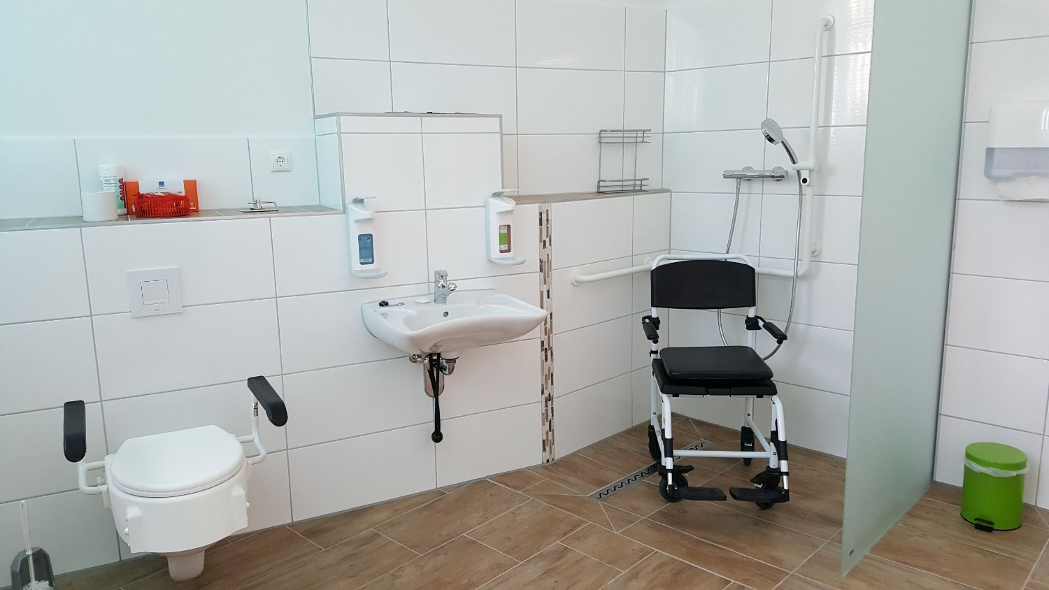 Barrierefreies Badezimmer der Tagespflege der Contentus GmbH