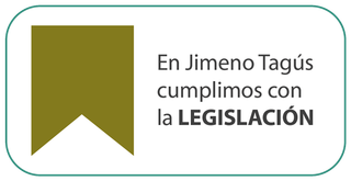 A logo that says en jimeno tagus cumplimos con la legislacion