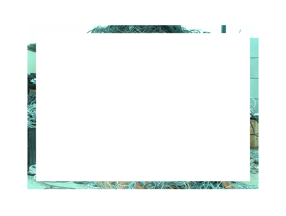 Cadre rectangulaire blanc avec bordure turquoise sur fond texturé.