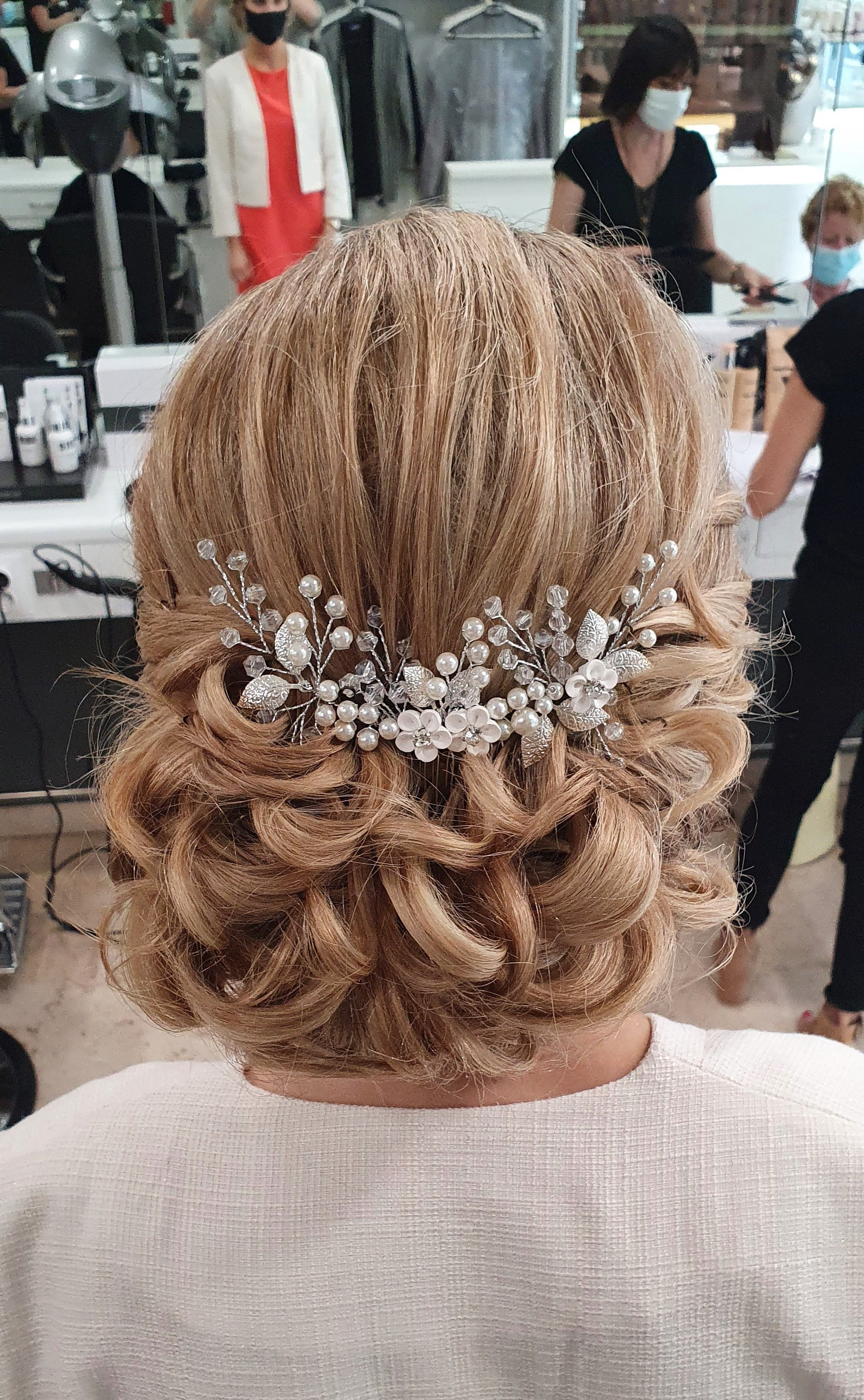 chignon bohème mariée