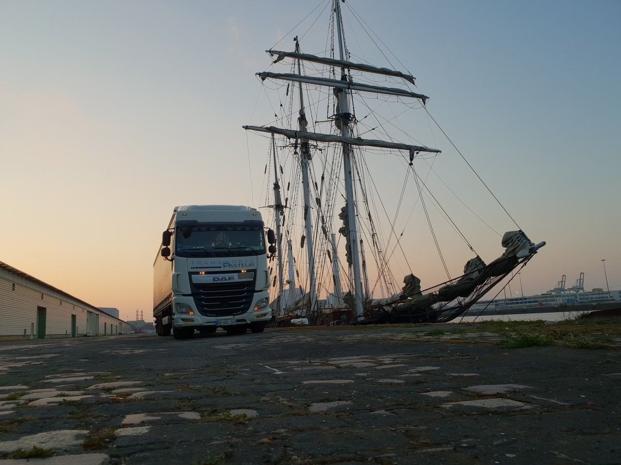 Transport vers bateau