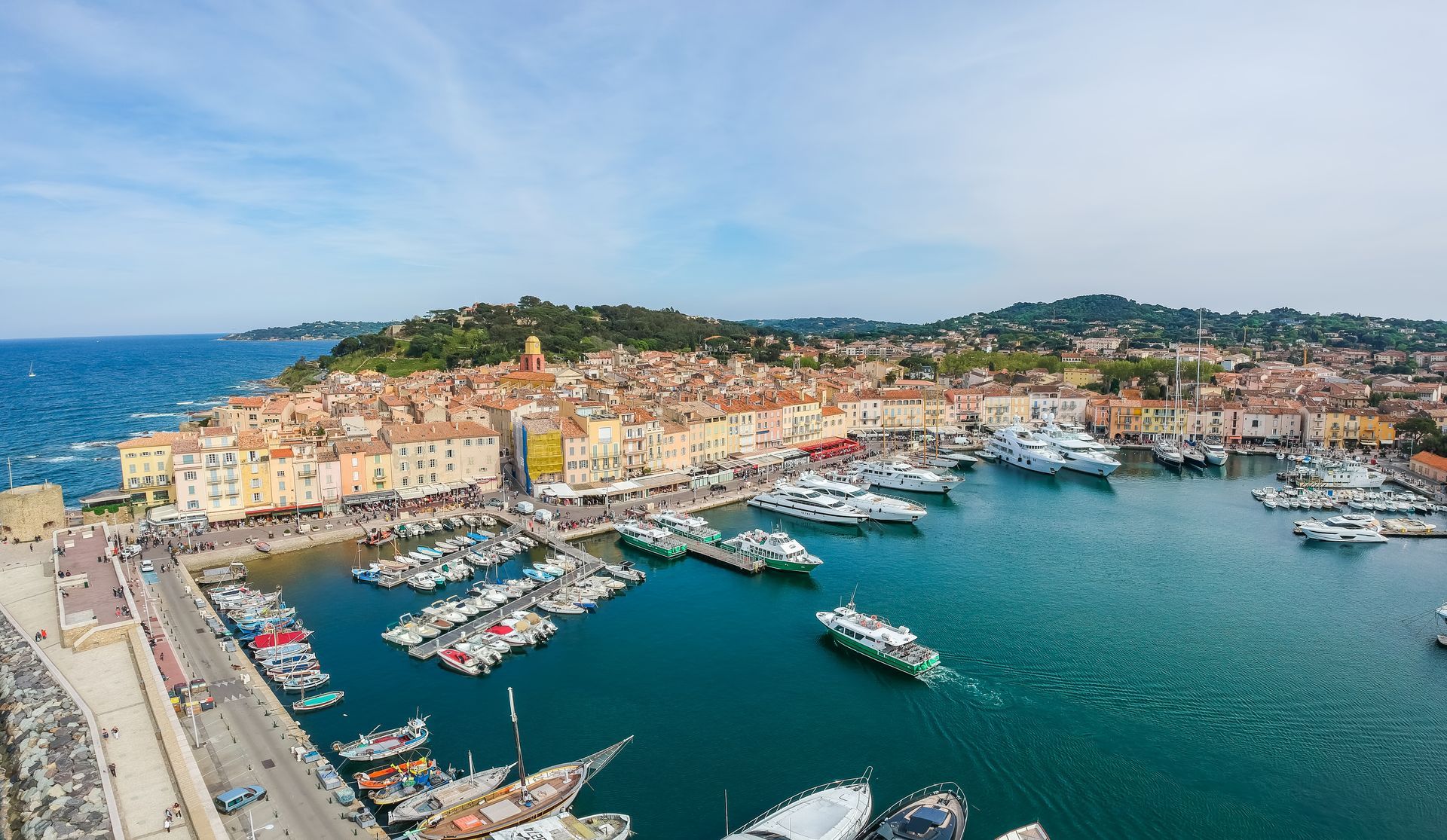 Vers Saint-Tropez.