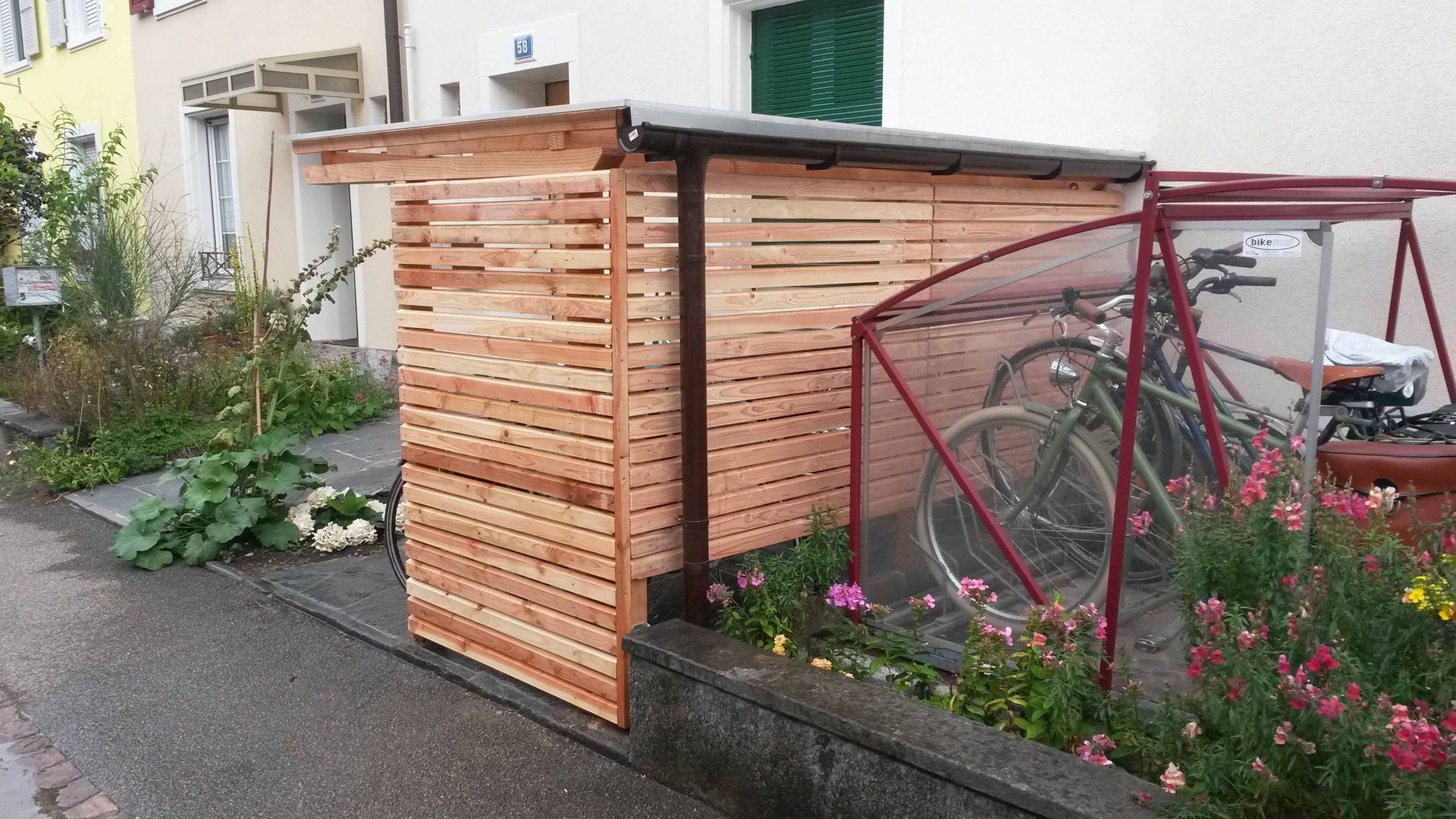 Fahrradunterstand - Basel - webergarten