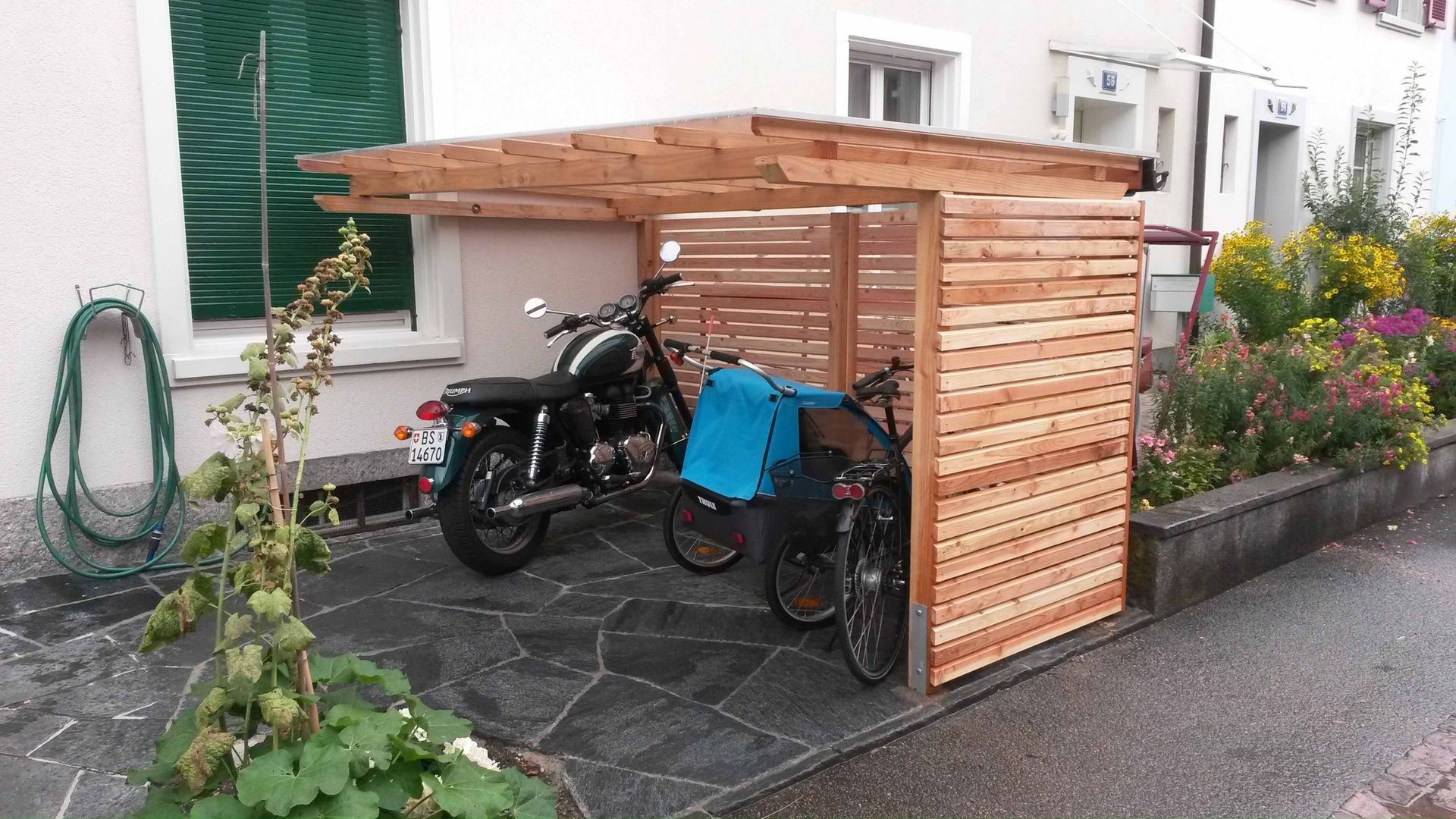 Fahrradunterstand - Basel - webergarten