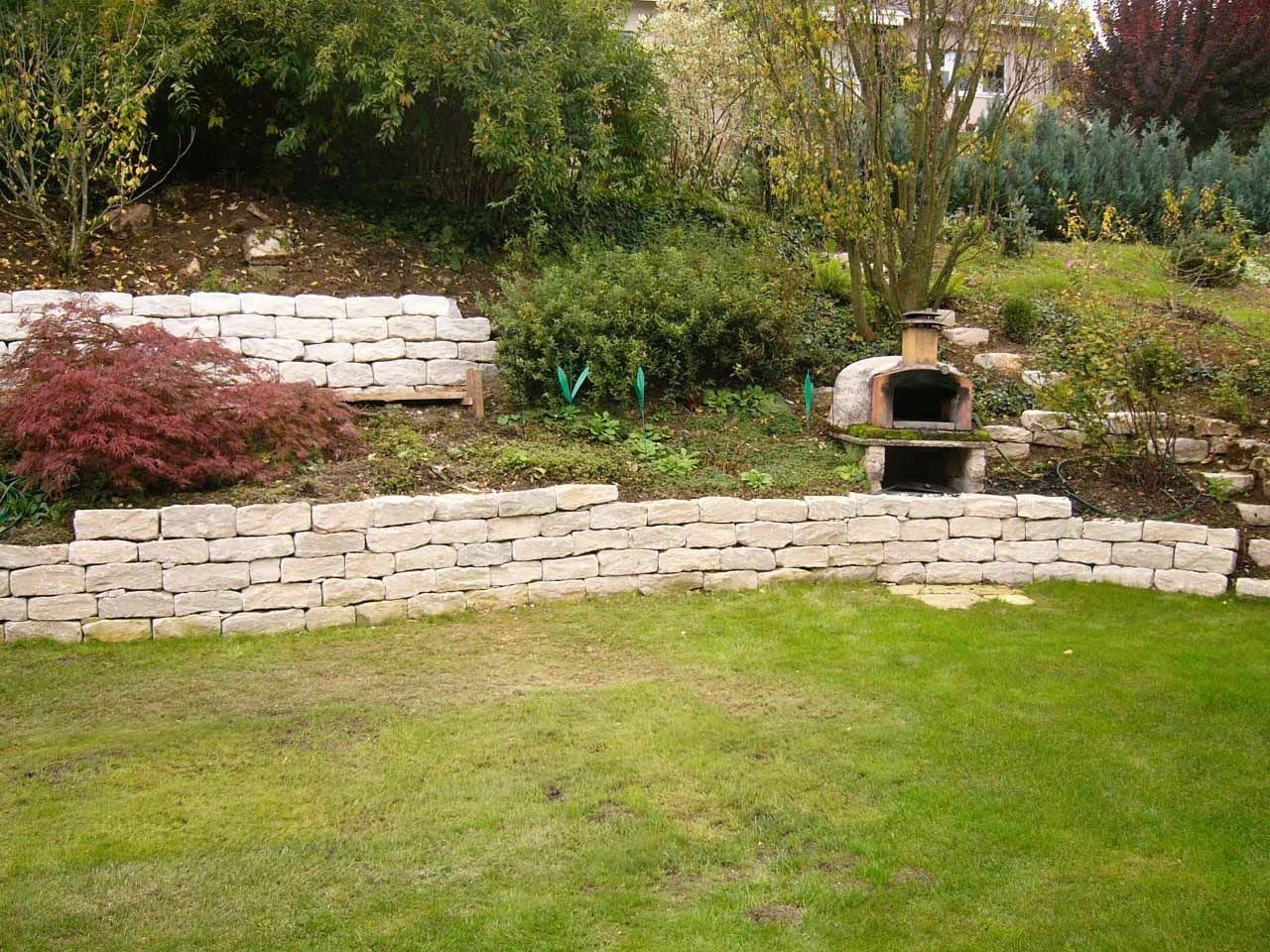 Stützmauern - Basel - webergarten