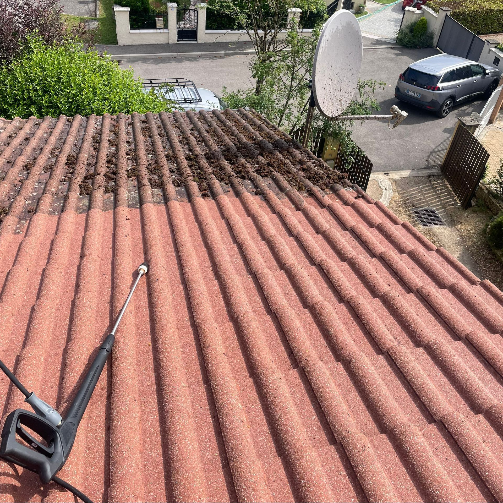 Nettoyage de toiture