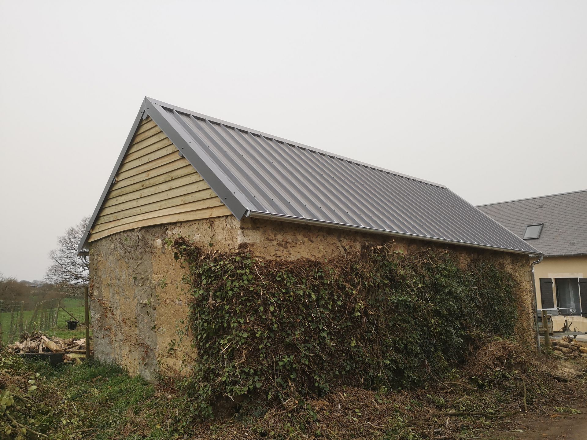 Après réfection de toiture